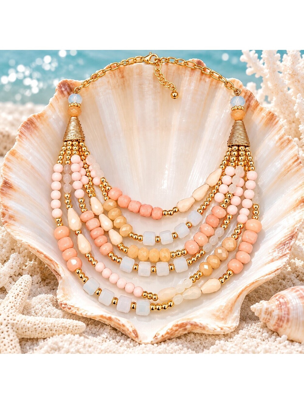 Mermaid Collection Natasha Statement Necklace